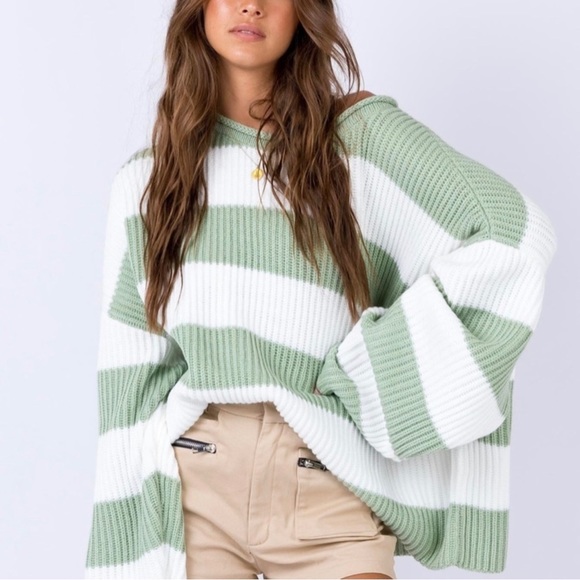 Princess Polly Sweaters - ❌SOLD❌Princess Polly Suncity Striped Sweater